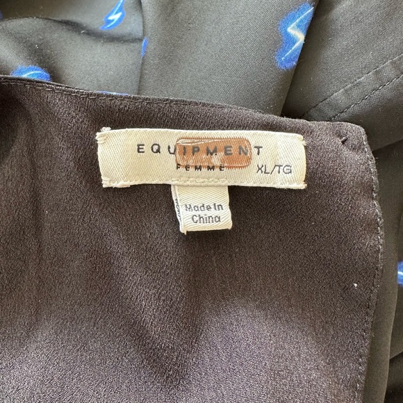 Equipment Femme Lightning Bolt Shift Dress Women's Extra large - Picture 10 of 10